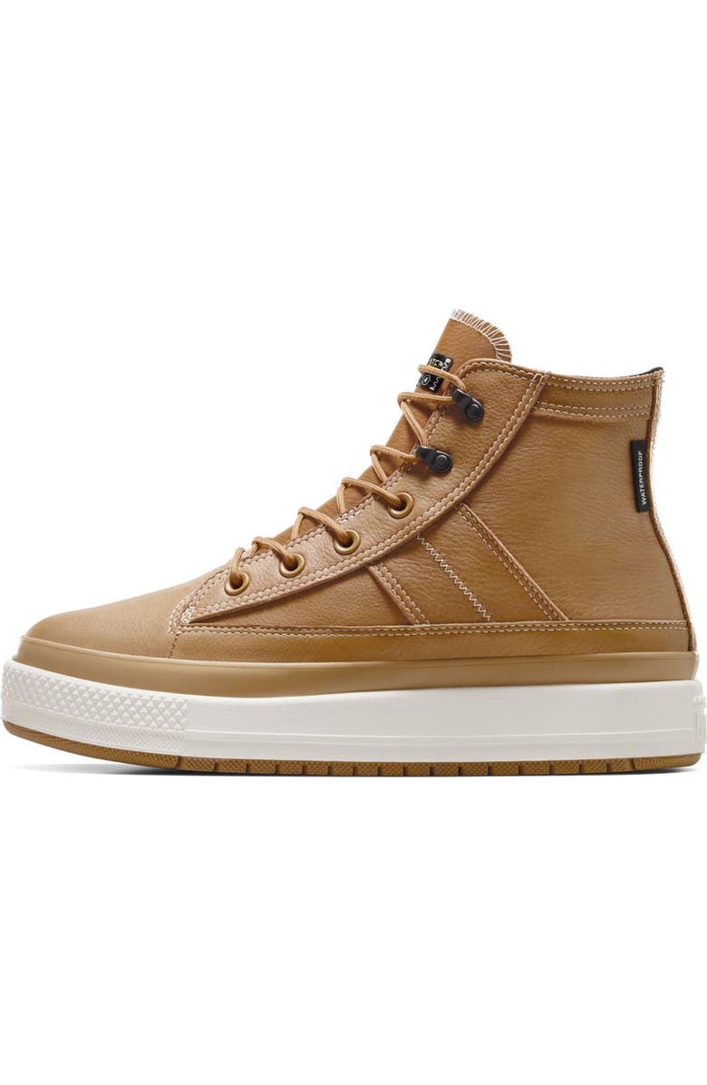 Converse Chuck Taylor All Star Equip Waterproof Leather High Top Sneaker, Alternate, color, Toadstool Tan