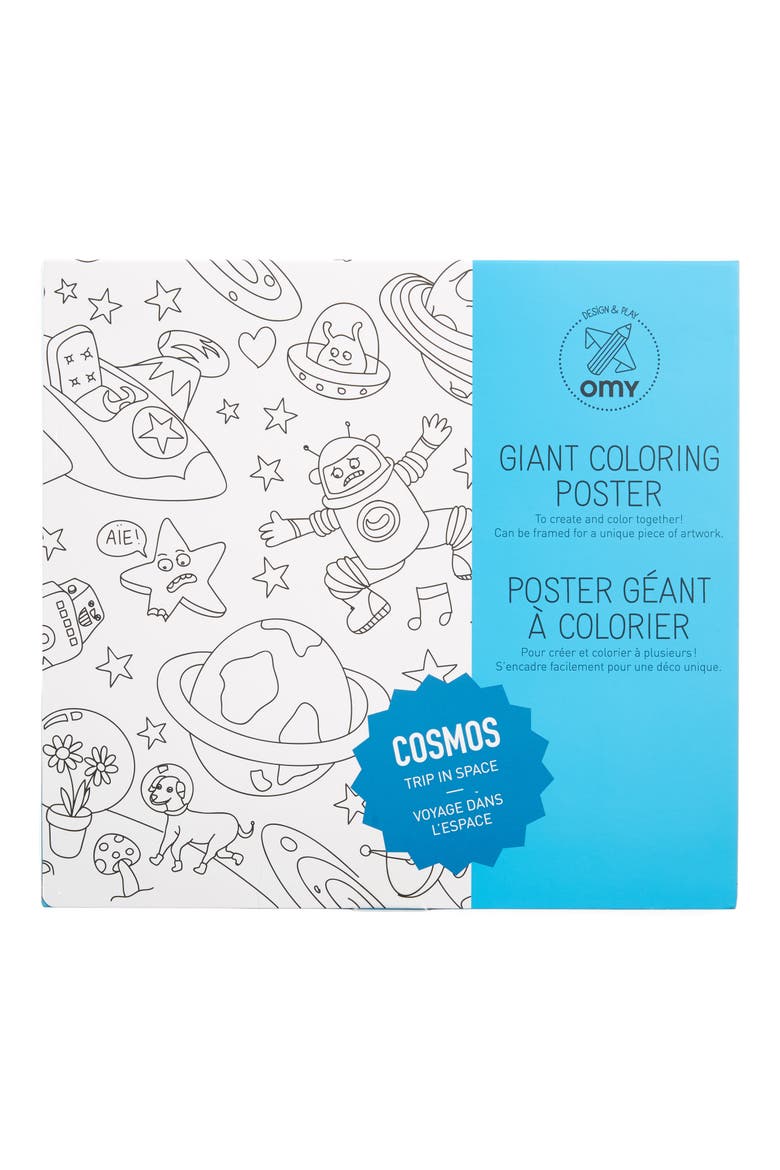 giant coloring poster Cosmos, Main, color, NONE