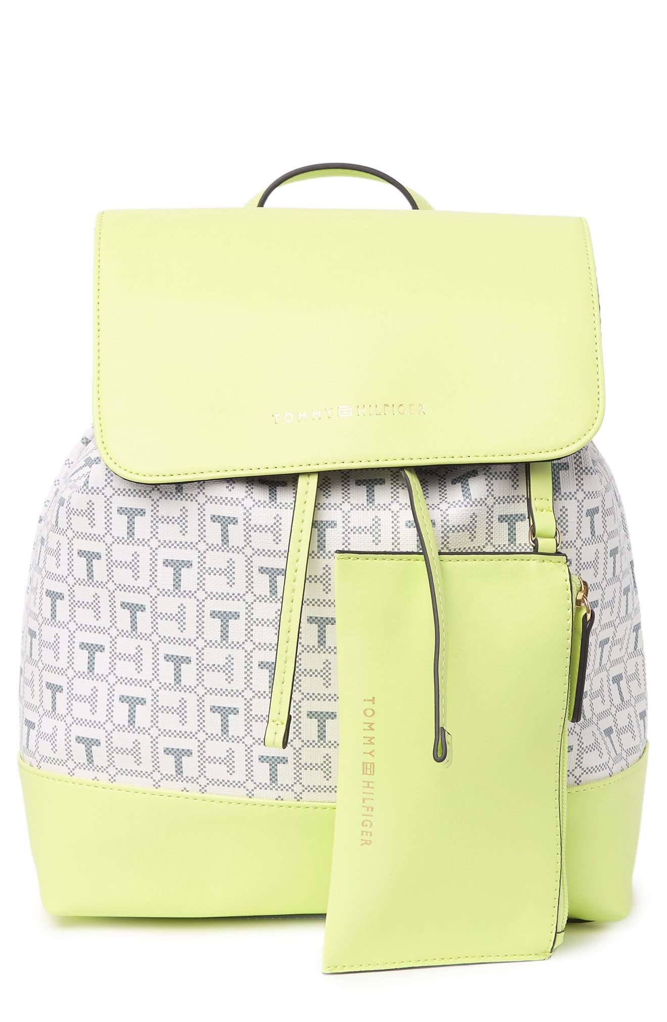 Tommy Hilfiger Monogram II Flap Backpack, Main, color, 