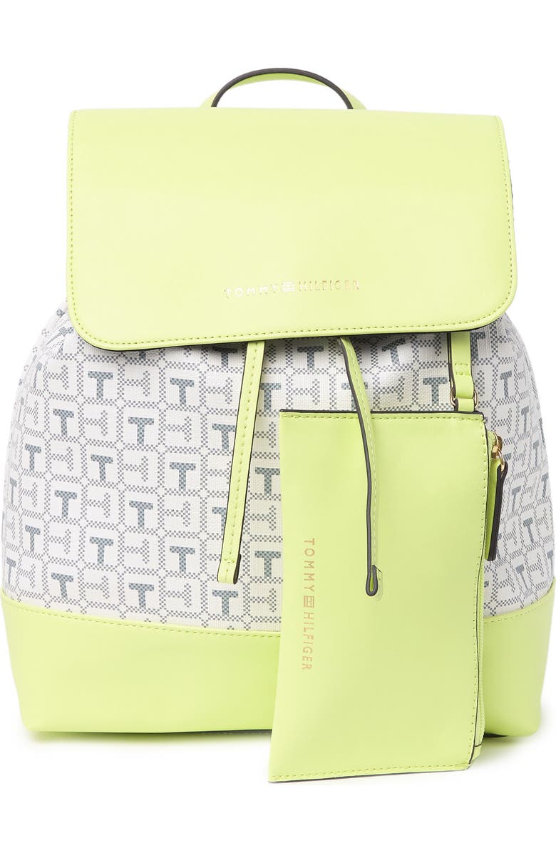 Tommy Hilfiger Monogram II Flap Backpack, Main, color,