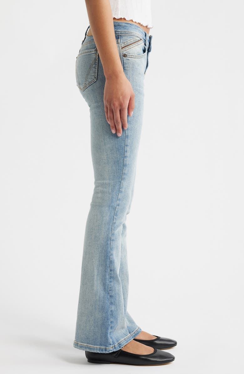 BDG Urban Outfitters Brooke Low Rise Flare Jeans, Alternate, color, Light Vintage