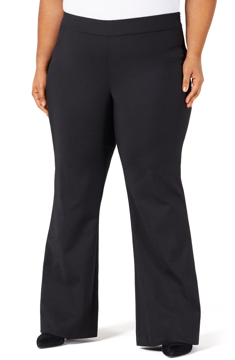 Pari Passu Sateen Flare Pants, Main, color, 