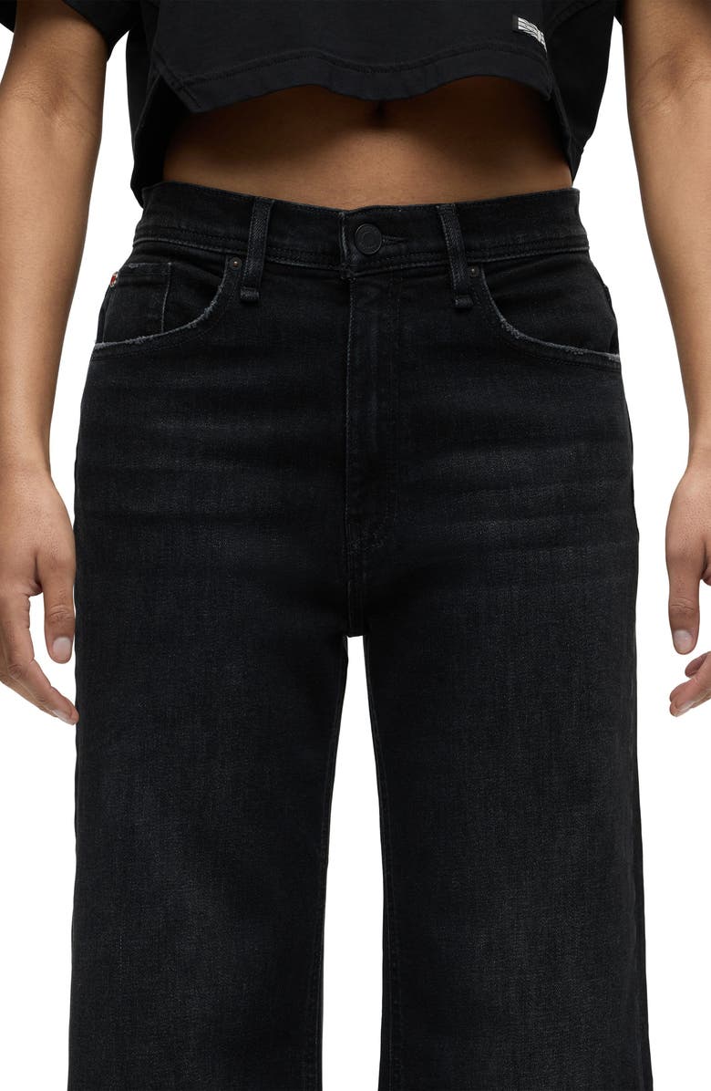 Hudson Jeans Jodie High Waist Super Wide Leg Jeans, Alternate, color, Ghost