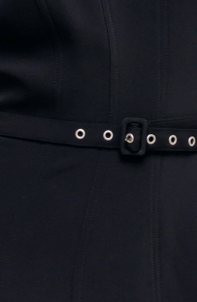 FREEMARKET Sleeveless A-Line Dress, Alternate, color, Black