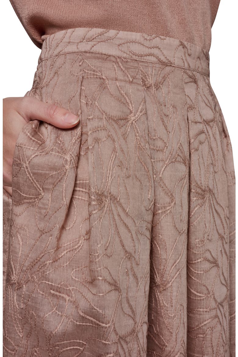 Embroidered Skirt, Alternate, color, UMBRIA