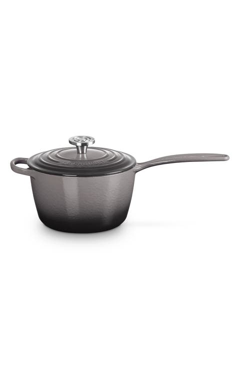 Signature 2.25-Quart Enameled Cast Iron Saucepan