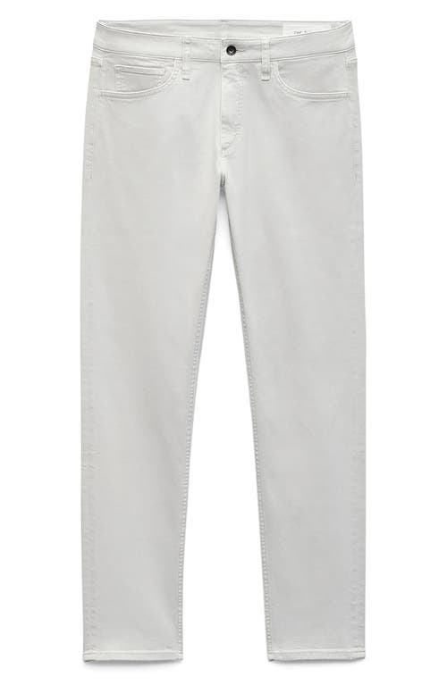 Rag & Bone Fit 3 Aero Stretch Athletic Fit Jeans In White