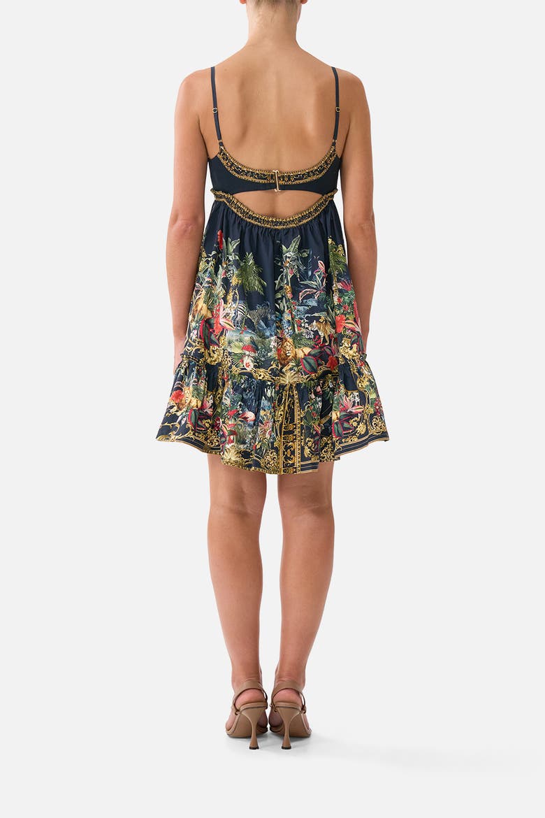 Short Dress With Jersey Bodice, Alternate, color, Palace Zoology