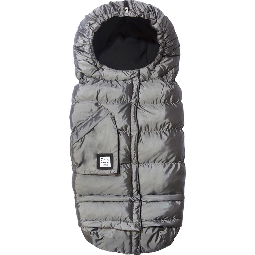 7 A.M. Enfant 212 evolution® Extendable Stroller & Car Seat Waterproof Footmuff in Metallic Grey  product