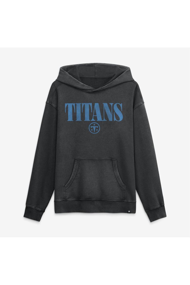Men's Fanatics Black Tennessee Titans Relaxed Intense Rivalry French Terry Hoodie, Alternate, color, Black