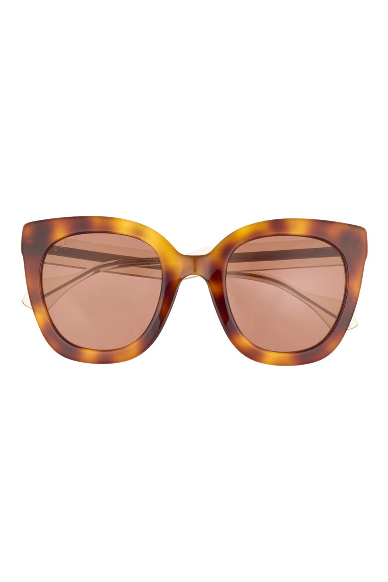 51mm Core Oversize Sunglasses, Main, color, HAVANA CRYSTAL BROWN