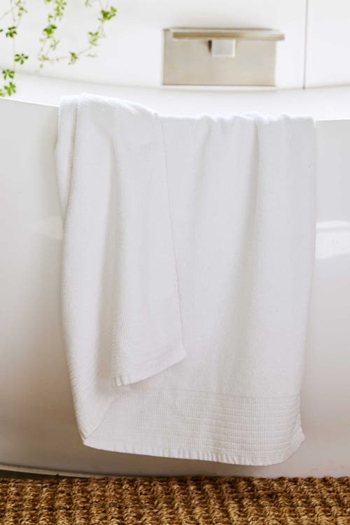 Bedvoyage Viscose Odor & Mildew Resistant Spa Towel Collection In Cloud