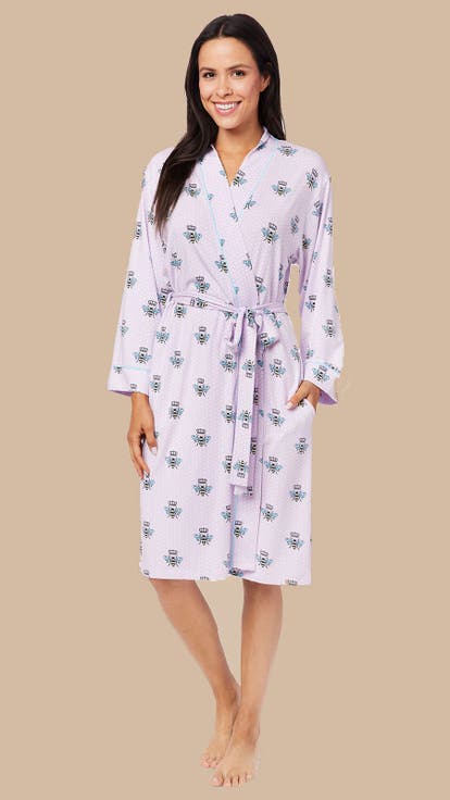 Pima Knit Kimono Robe