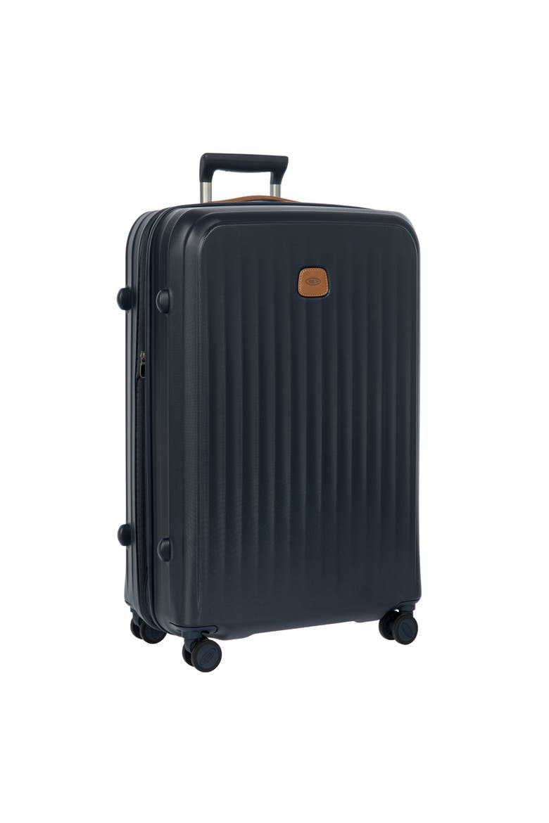 Taormina Hardside Expandable 30" Large Checked Spinner Luggage, Alternate, color, Blue
