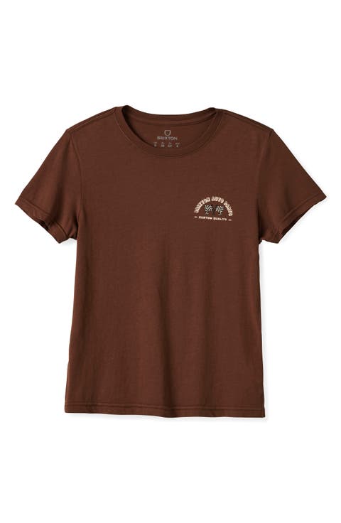 Auto Parts Fitted Crewneck Graphic T-Shirt