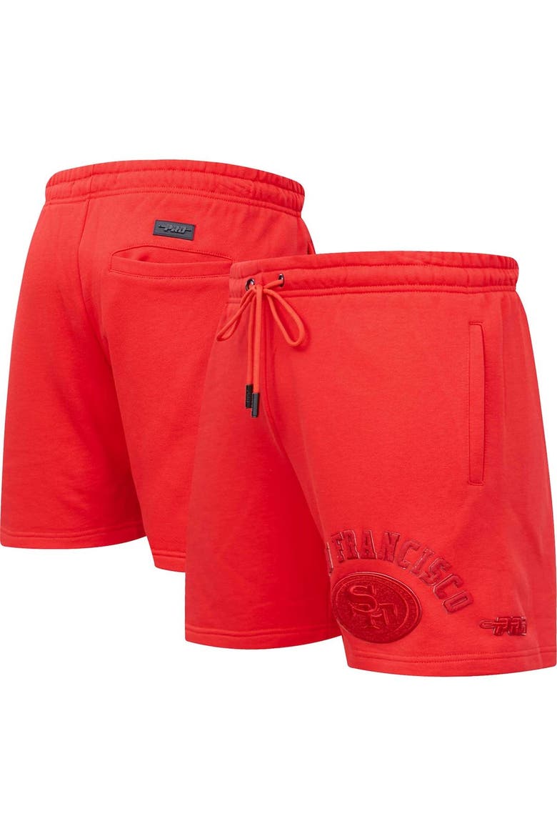 Men's Pro Standard San Francisco 49ers Triple Red Shorts, Main, color, Red