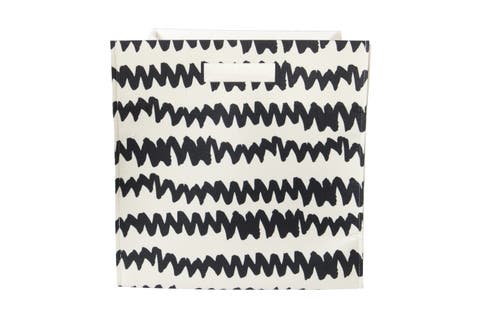 Zigzag Felt Storage Bin