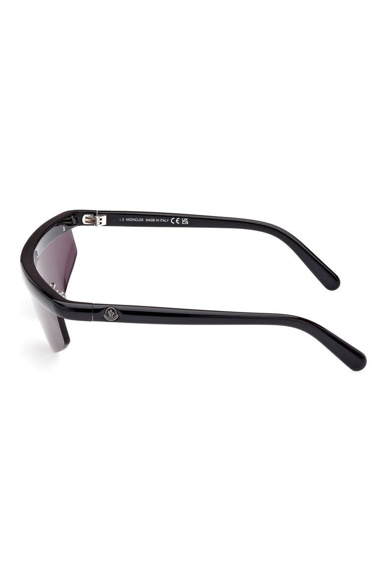 Orizion 65mm Rectangular Sunglasses, Alternate, color, BLACK / SMOKE