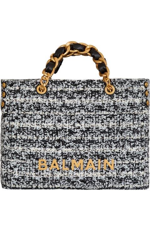 1945 Soft tweed tote bag