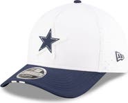 New Era Men's New Era  White/Navy Dallas Cowboys 2025 NFL Training Camp A-Frame 9FORTY Adjustable Hat