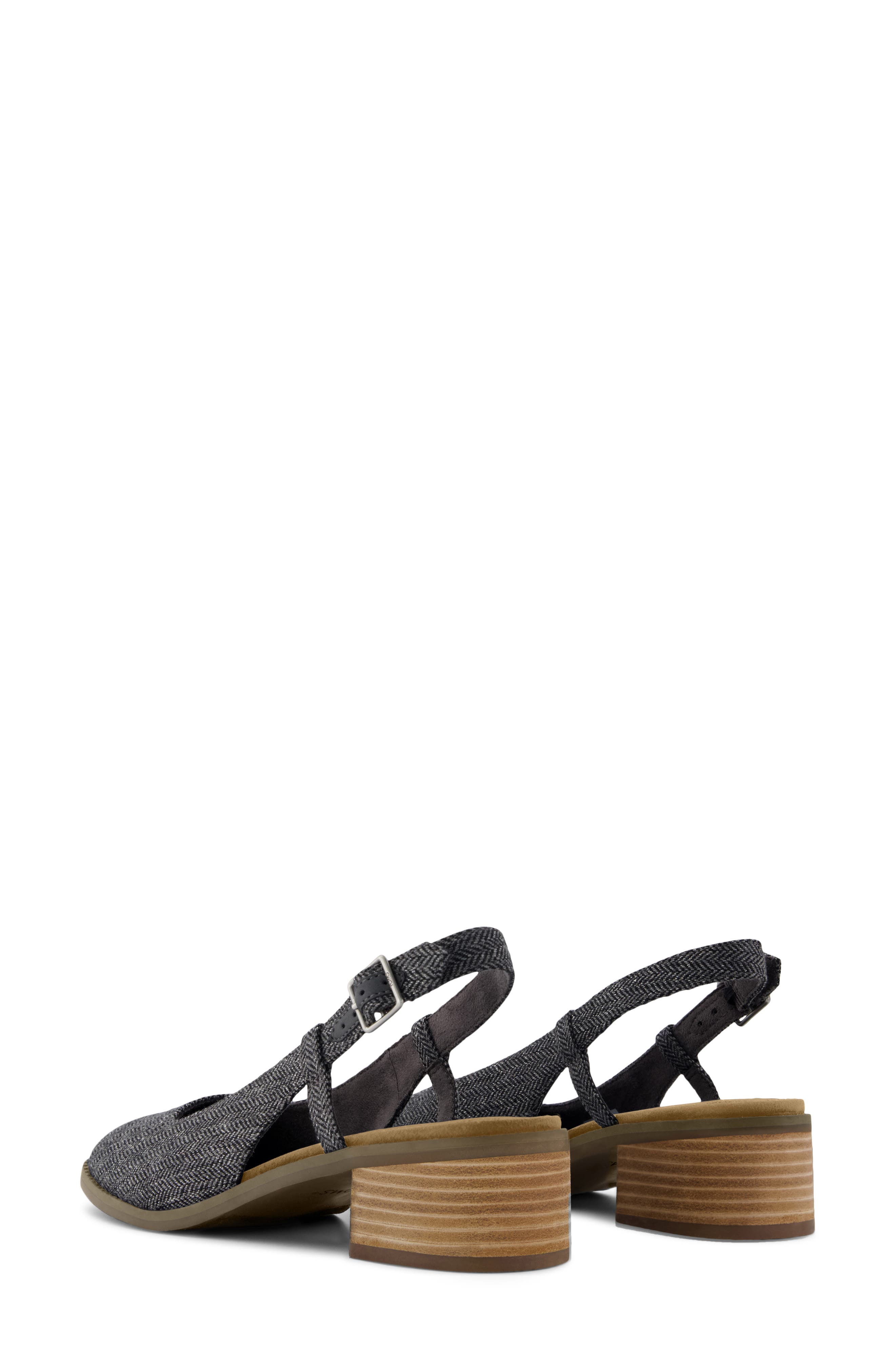 Jaclyn Slingback Sandal, Alternate, color, CHARCOAL