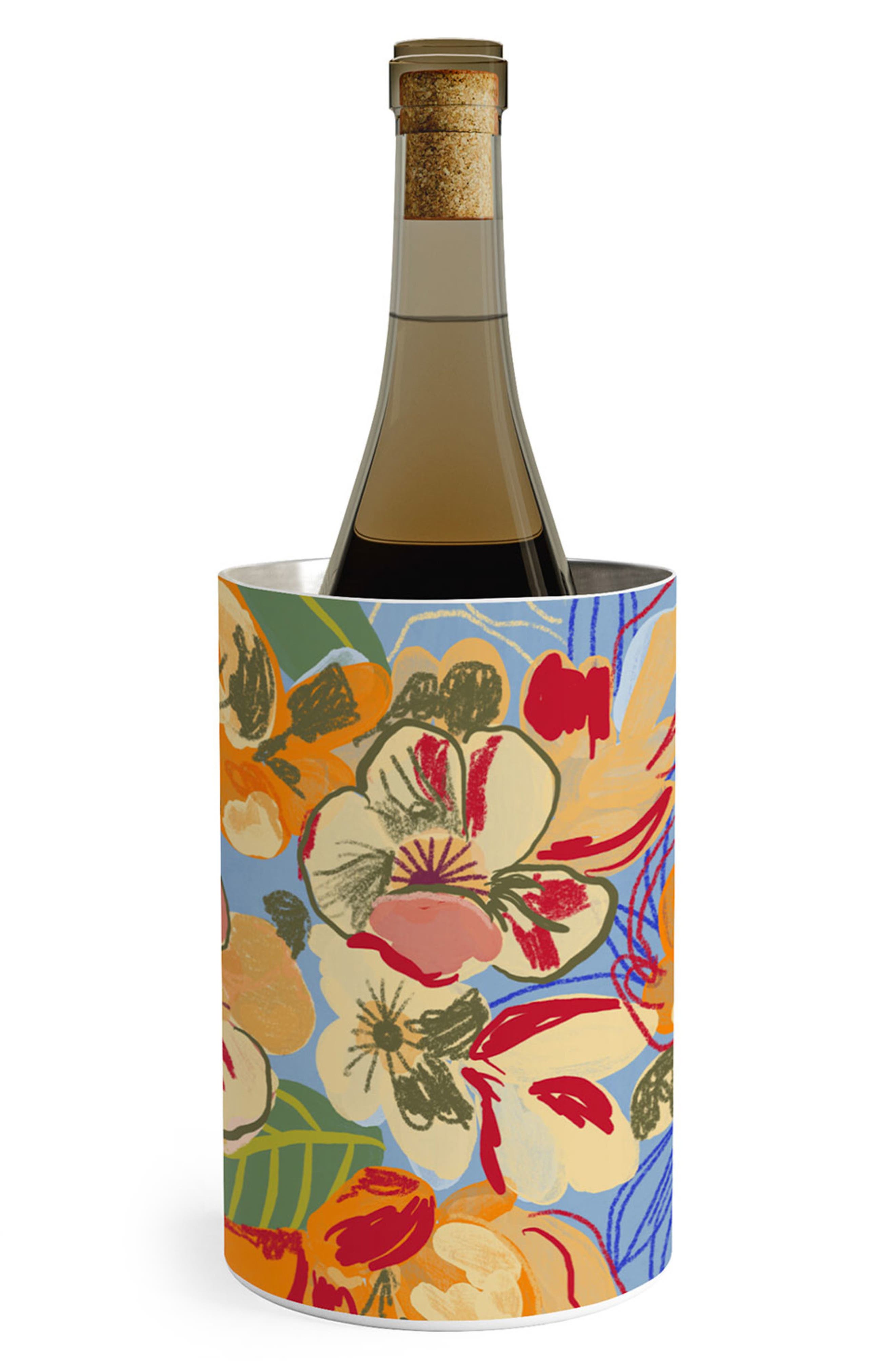 Deny Designs Morning Oasis Stainless Steel Wine Chiller