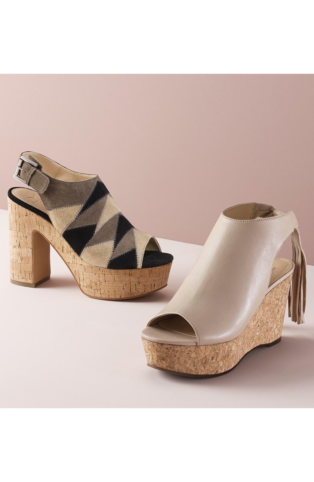 'Queenie' Platform Sandal, Alternate, color, DARK BLUE