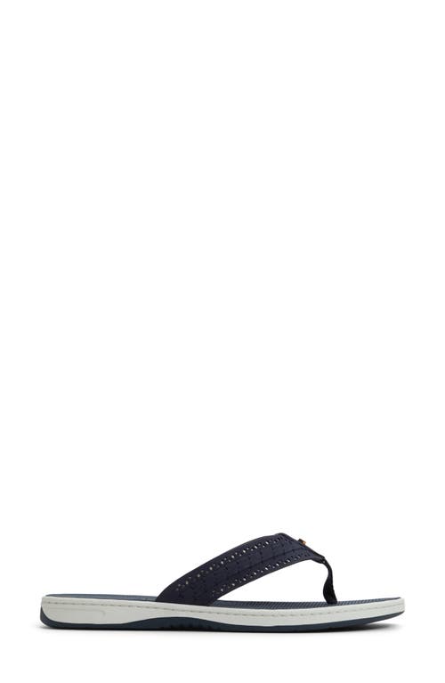 SPERRY SPERRY SEAFISH 3 PERFORATED FLIP FLOP 