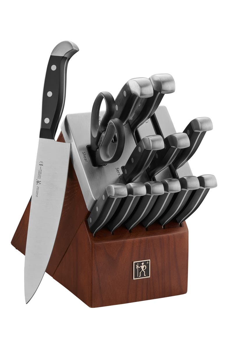 HENCKELS CUTLERY STATEMENT 14-PC SS BLOCK SET, Alternate, color, Stainless Steel