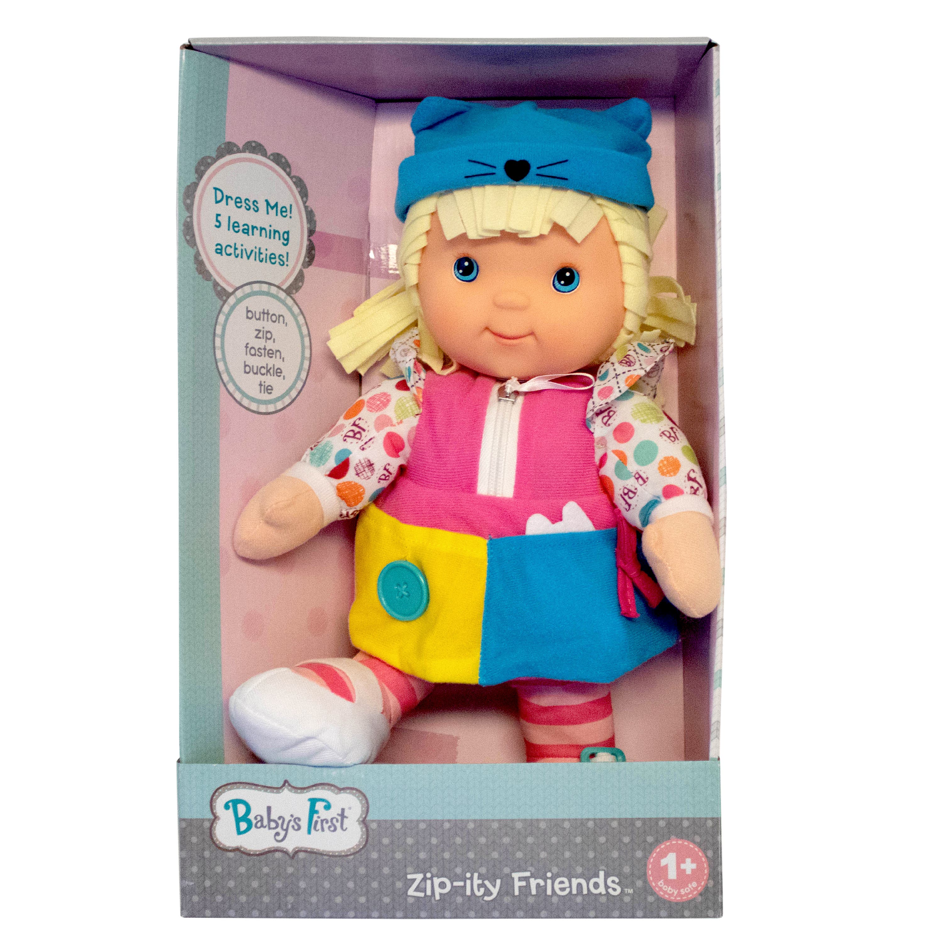 Baby's First Goldberger 14" Preschool Baby Doll in Multicolored 