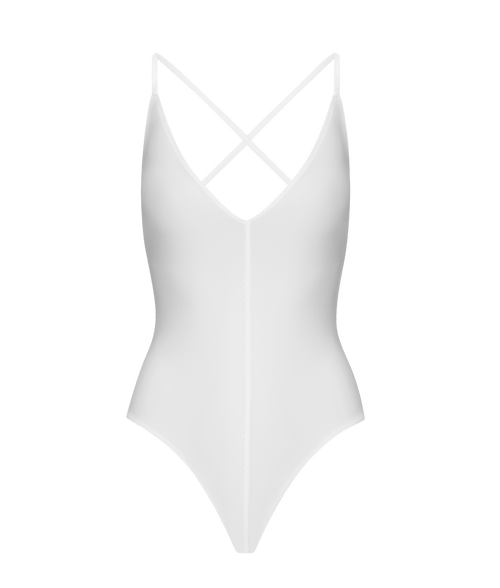 Ansea The Reversible Tie Back One Piece In Black/white