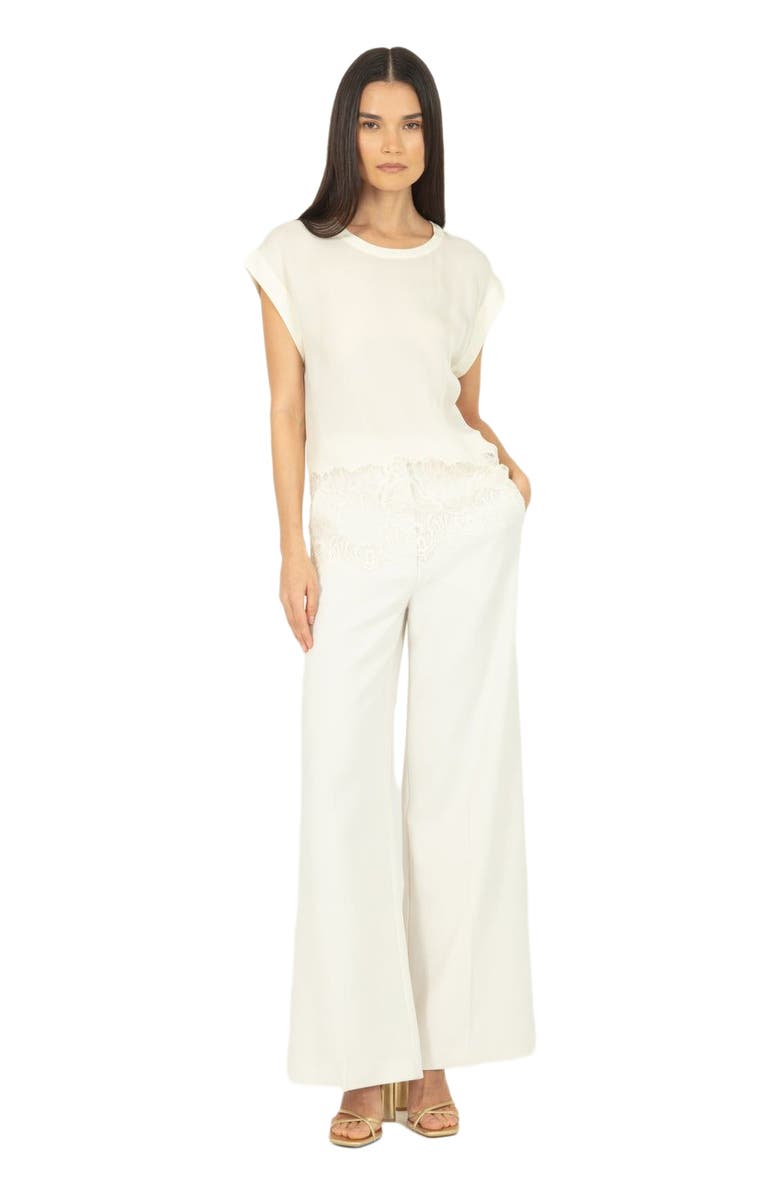 SECRET MISSION Evrin Top, Main, color, Vintage Crème