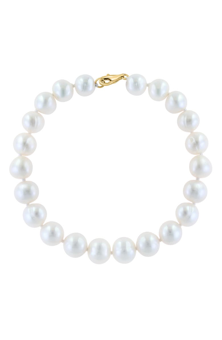 EFFY 14K Yellow Gold 7–7.5mm Freshwater Pearl Stud Earrings, Bracelet & Necklace Set, Alternate, color, 