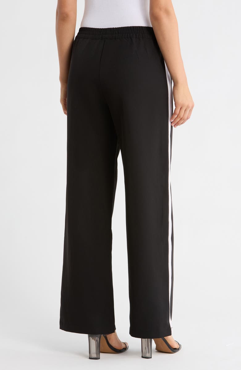 Sanctuary Track Pants, Alternate, color, Black / Chalk Stripe