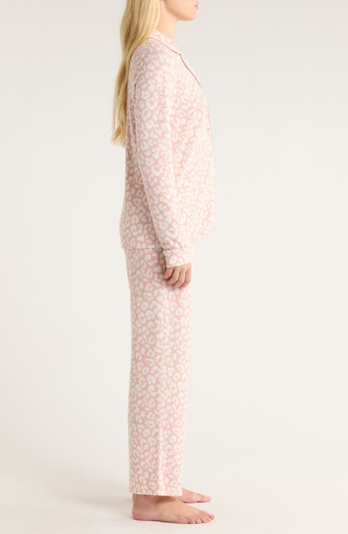 Nordstrom Brushed Hacci Pajamas In Pink