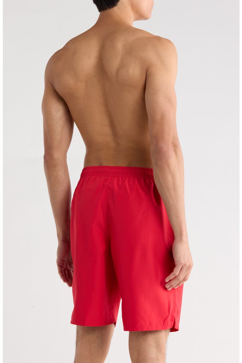 9-Inch Volley Swim Trunks, Alternate, color, UNIVERSITY RED