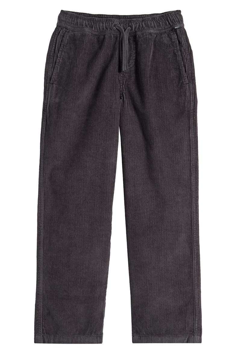 Kids' Surf Corduroy Pants, Main, color, WASHED BLACK