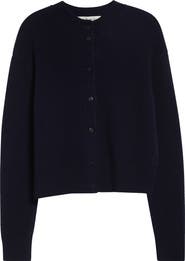 Róhe Crop Wool Cardigan