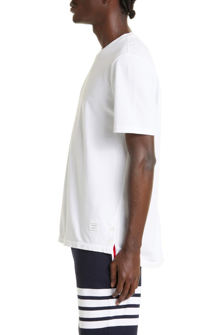 Stripe Crewneck T-Shirt, Alternate, color, WHITE