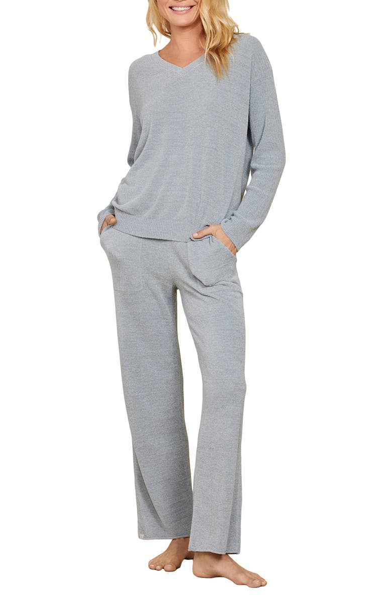 Barefoot Dreams<sup>®</sup> CozyChic<sup>®</sup> Ultra Lite<sup>®</sup> Knit Pajamas, Main, color,