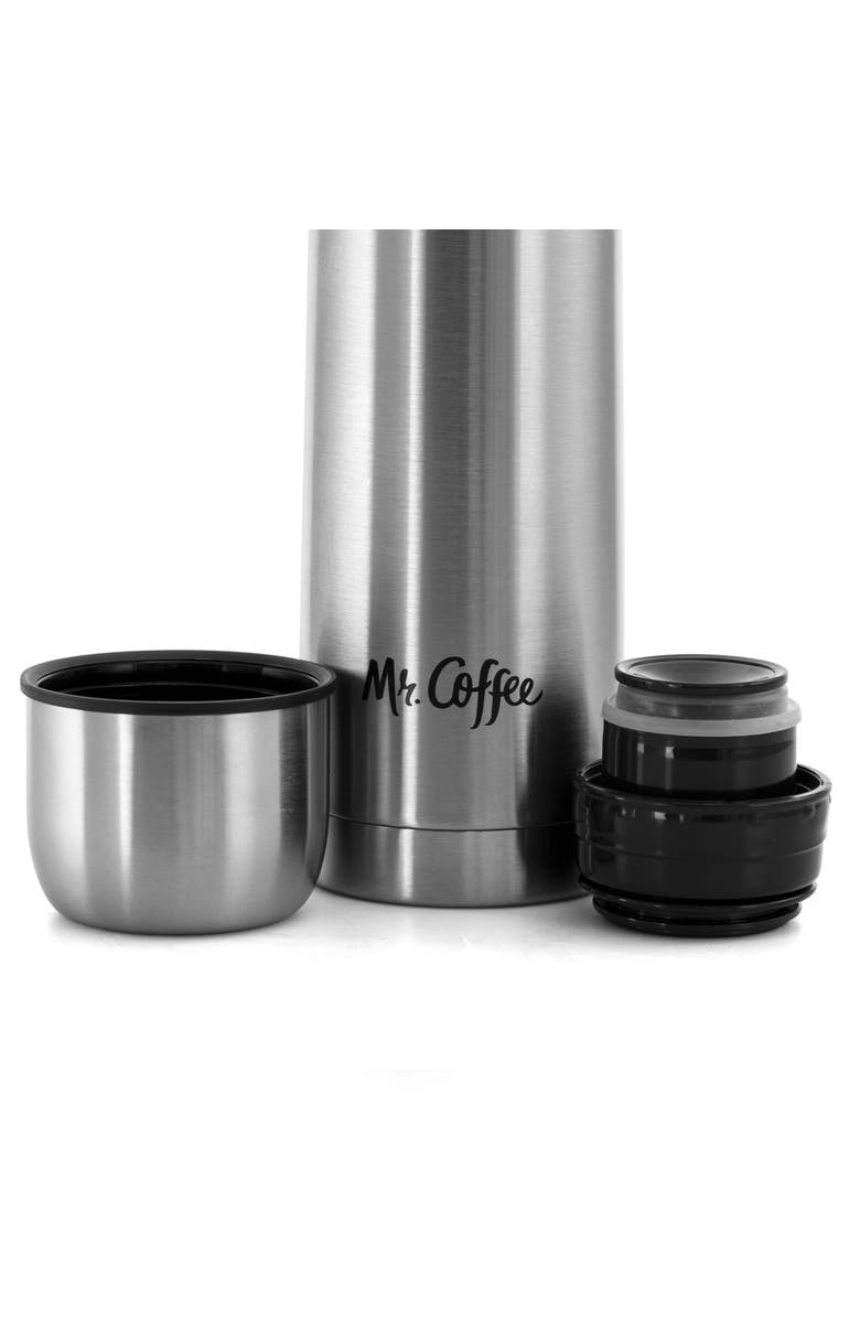 MR COFFEE Javelin 16 Ounce Stainless Steel Travel Thermal Bottle, Alternate, color, Metallic Silver
