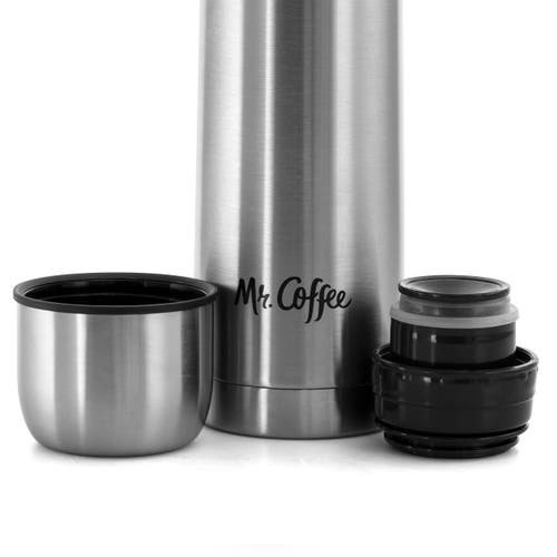 Mr Coffee Javelin 16 Ounce Stainless Steel Travel Thermal Bottle In Silver