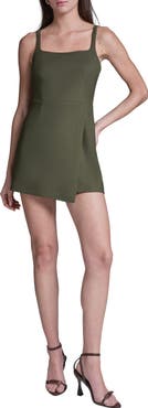 BCBG Square Neck Romper