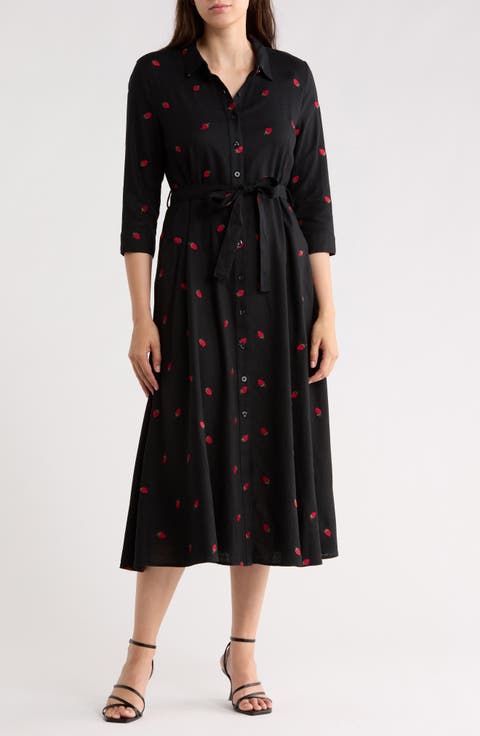 Tie Waist Shirtdress