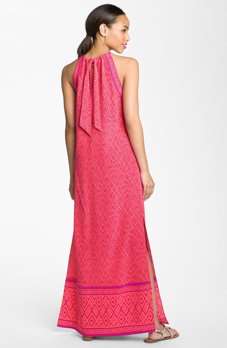 ALICE & TRIXIE 'Lila' Print Silk Maxi Dress, Alternate, color,