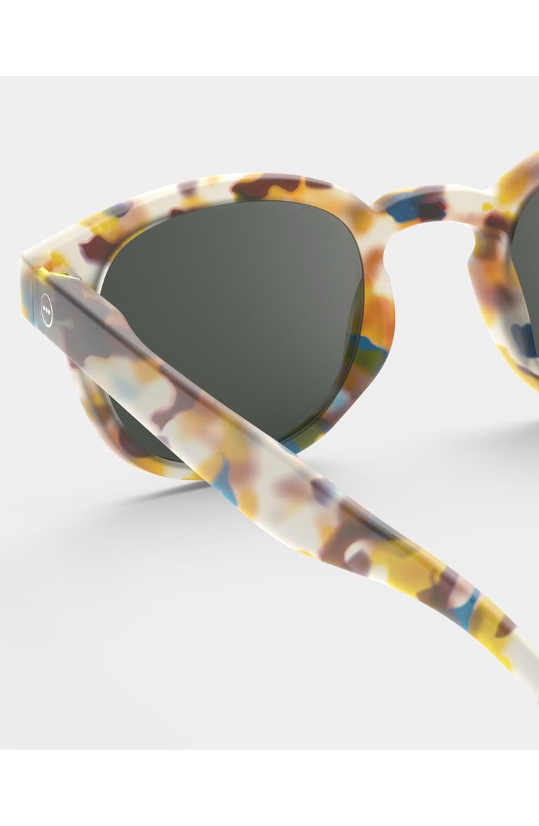 IZIPIZI #C 47mm Square Sunglasses, Alternate, color, Blue Tortoise