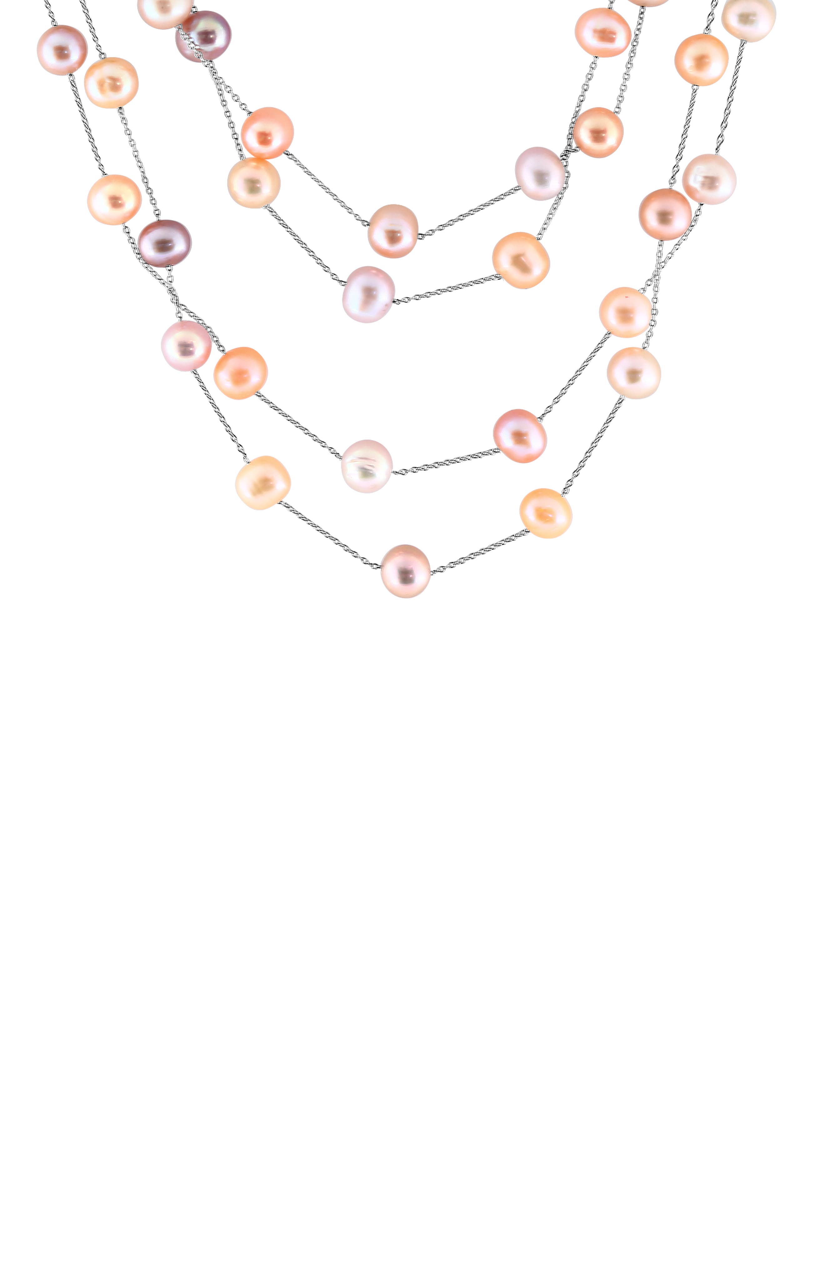 EFFY Sterling Silver Freshwater Pearl Necklace