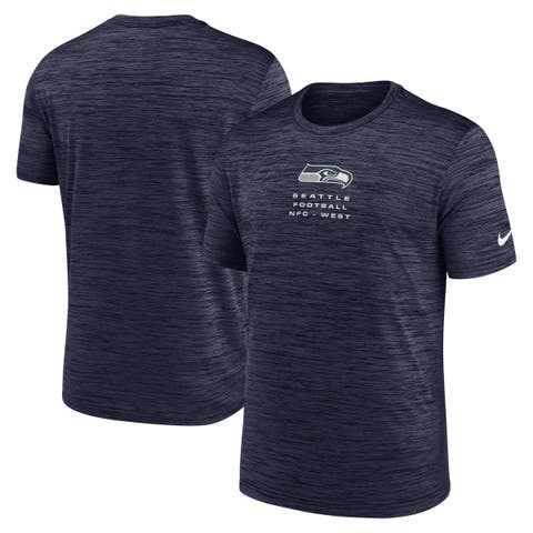 Men's Nike College Navy Seattle Seahawks Velocity Ball Carrier Dri-FIT T-Shirt