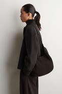 COS Knoll Shoulder Bag - Suede