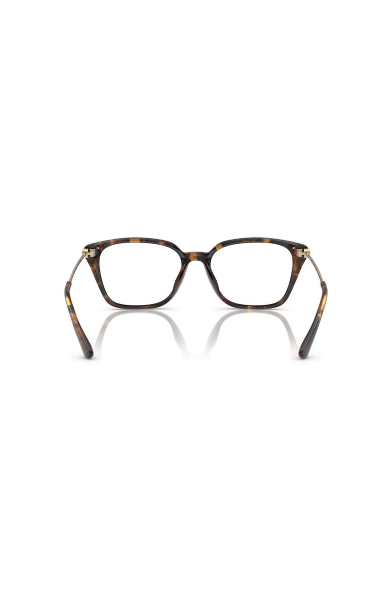 Michael Kors 54mm Rectangle optical glasses, Alternate, color, Tortoise